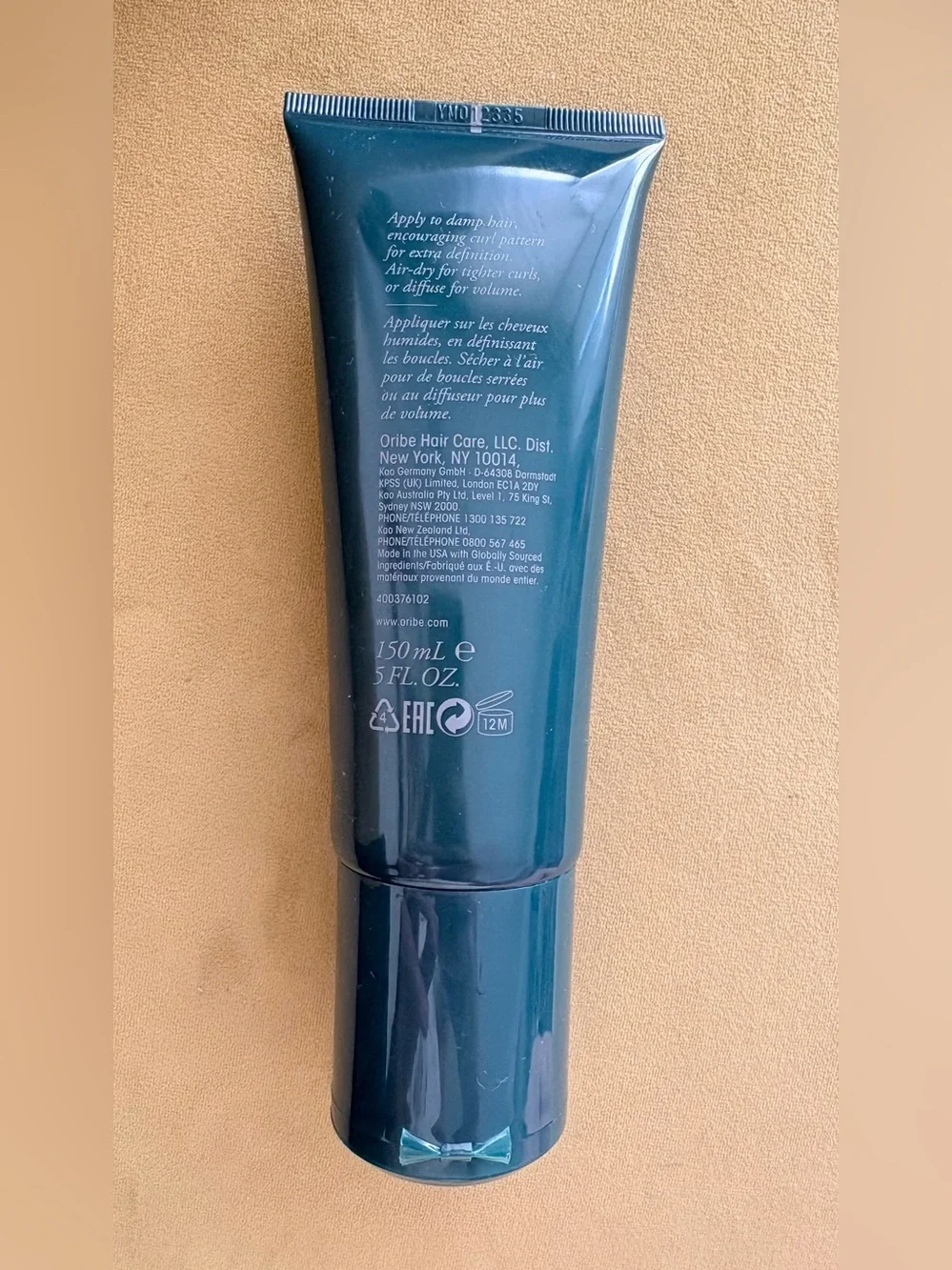 Oribe Curl Control Silkening Crème 5 oz / 150 mL Luxury Curl Styling Cream